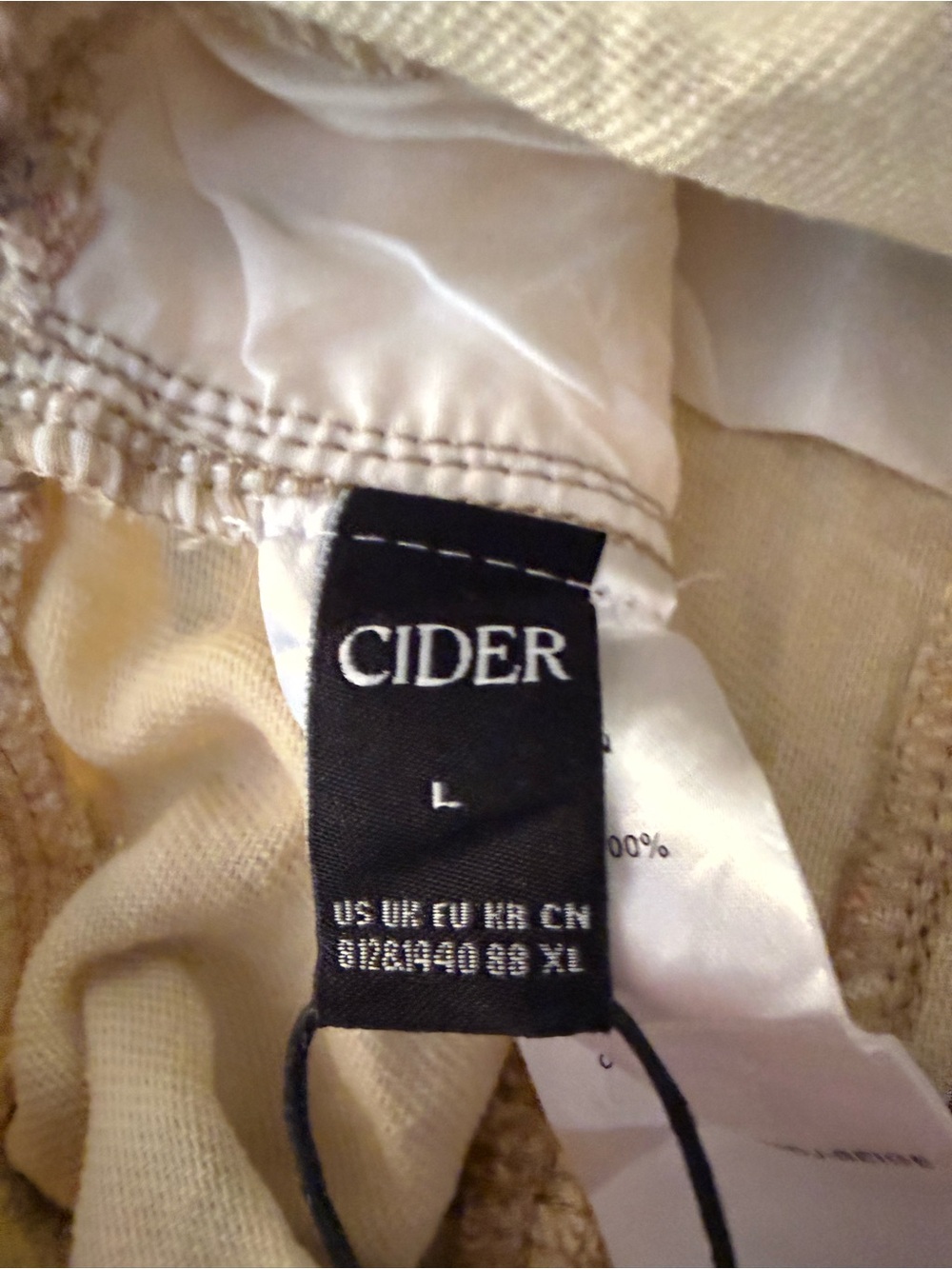 Cider Floral Cream Cotton Overalls with Multicolor Botanical Print - Picture 12 of 13